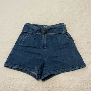 Sézane Rome denim shorts size 36